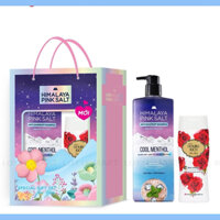 [Set quà 8/3] Hộp Quà Dầu Gội Himalaya Chai 650ml Và Sữa Tắm Double Rich Chai 200G (Giao Mẫu Ngẫu Nhiên)