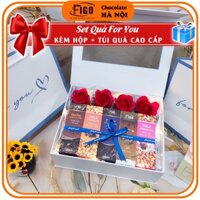 Set Quà cửa sổ, Quà tặng Valentine ngọt ngào dành cho người thân yêu, bạn gái sang trọng MIx đủ vị socola FIGO