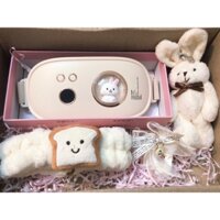 Set quà máy massage giảm đau bụng kinh tặng người yêu, set túi chườm nóng giảm đau bụng kinh,bịt mắt,băng đô cho bạn gái