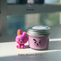 Set quà nến thơm handmade  BT21 COOKY BTS Jungkook, set nến taekook hương dịu nhẹ, khử mùi trang trí tặng kèm card des