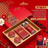Sét quà saffron salam nhụy hoa nghệ tây cao cấp