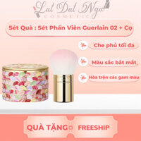 Sét Quà : Sét Phấn Viên Guerlain 02 + Cọ ( Sản Phẩm Chính Hãng )