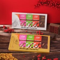 Set quà tặng Chocolate 5 hộp Milk Chocolate 50g FIGO - Chocolate gift From Viet Nam