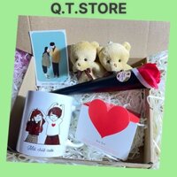 Set quà tặng Cốc Aó Đôi Một chút cute , bơ tặng sinh nhật, 8/3,Valentine, dành cho bố, anh trai, người yêu, bạn thân