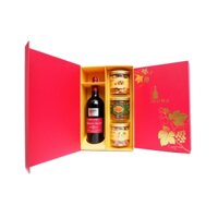Set quà tặng doanh nghiệp Ruma rượu vang Pháp Francis Gillot Cabernet Merlot