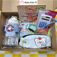 Set quà tặng học tập xinh xắn dành cho bé trai, set quà sinh nhật, quà 1/6, quà giáng sinh