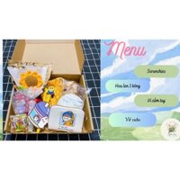 Set quà tặng len cho bạn gái, chị em, bạn bè hoa len mừng 20.10, sinh nhật, 8.3