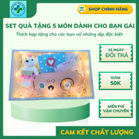 Set quà tặng- Máy chườm ấm massage bụng kinh đa năng mát xa giảm đau hiệu quả