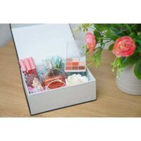Set quà tặng nước hoa+phấn mắt+son+kẻ mày/mắt+gấu