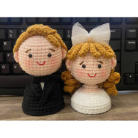 Set Quà Tặng [Quà Cưới] Cho Cô Dâu Chú Rể Bằng Len, Búp Bê Tốt Nghiệp Nè