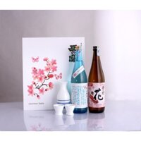 Set quà tặng rượu Sake Nishino Seki Hiya và Nishino Seki Hana chính hãng