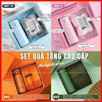 Set quà tặng sang trọng kèm thiệp chúc mừng (Bình giữ nhiệt, khăn, set nhà tắm v.v.) Quà sinh nhật, giáng sinh
