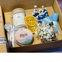 Set Quà Tặng Sinh Nhật Nến Thơm OnaTree Gồm 1 Nến Mini 50gr/70g + 1 Nến Nhỡ 120gr [ Set 2]