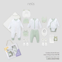 Set quà tặng sơ sinh 19 món Nous cho bé trai bé gái