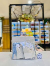 Set quà tặng sơ sinh Peptit Little Love - Màu xanh (0th - 3th)