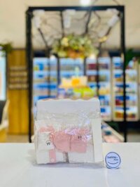 Set quà tặng sơ sinh Peptit Little Love - Màu hồng (0th - 3th)