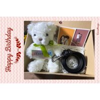 Set quà tặng Thắt Lưng, Gấu tặng sinh nhật, Valentine, 6/4 dành cho bố, anh trai, người yêu