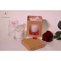 ❤SET QUÀ TẶNG VALENTINE NẾN VÀ CÀNH HỒNG - CHỈ MỘT TÌNH YÊU❤