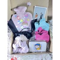 Set quà tặng Ví Nữ, Túi Chườm,Tất Feetures,băng đô cho người yêu, bạn thân nhân ngày sinh nhật, valentine,8/3, 20/10