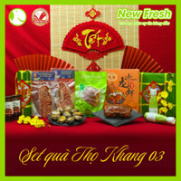 [SET QUÀ TẾT 2025] Thọ Khang 03: 500g Bào ngư size 20-22, 750gr Tôm hùm đất bơ tỏi, 2 con Cua nâu Nauy, 2 miếng bò Fuji