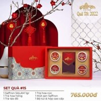 Sét quà tết Saffron Salam