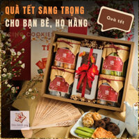 Set Quà Tết Tết Đến 02 Handmade Set Quà Bánh kẹo Ngon Làm Quà Cho Bạn Bè Người Thân Doanh Nghiệp | Đảo Bánh Quy