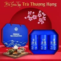 SET QUÀ TẾT TRÀ THƯỢNG HẠNG 3 - TRÀ Ô LONG LINH CHI - TRÀ LÀI CÚC - TRÀ XANH LÀI ROFFESCO