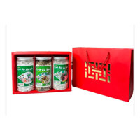 SET QUÀ TẾT Ý NGHĨA - Bộ ba sản phẩm OCOP - Tinh bột củ sen+Tinh bột sắn dây+Trà củ sen