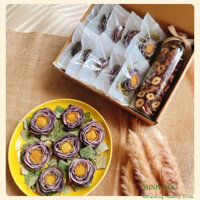 Set quà trà hoa sen kèm hộp túi giấy làm quà tặng