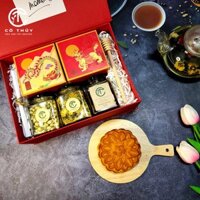 SET QUÀ TRUNG THU 2025 CTG303 - Bánh Trung Thu, Trà Thảo Mộc & Mật Ong Thiên Nhiên Cao Nguyên