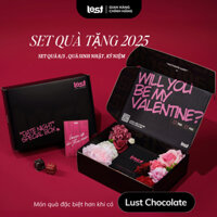 Set Quà Valentine Lust Chocolate I Hộp quà 14/2, quà tặng bạn gái, quà tặng bạn trai, quà 14/2, quà cặp đôi