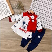 SET QUẦN ÁO CHO BÉ MICKEY HÀNG LOẠI 1 CHUẨN TEM MÁC HÀNG ĐẸP