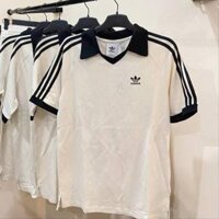 SET QUẦN Áo Polo Adidas CHÍNH HÃNG viền vai unisex nam nữ vải mịn