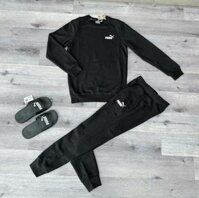 Set Quần Áo Puma ESS Small Logo Crew [ 586682 01/586714-01 ]