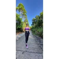 set quần áo tập gym màu tím