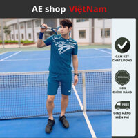 Set quần áo thể thao NIKE thun lạnh phối hoạ tiết sóng co giãn 4 chiều thấm hút mồ hôi tốt mẫu mới 2024