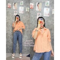 Set Quần Bò Baggy Và Áo Sơ Mi Xinh Xắn