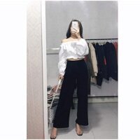 Set Quần CULOTTES + Áo CROPTOP tay dài