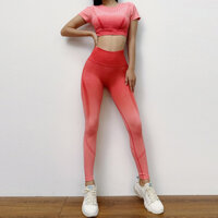 Set quần dài- áo croptop tập thể thao nữ TZ998 form ôm bó sát cực gợi cảm