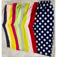 Sét Quần dài chục 10 thun cotton cho Bé gái trai 10-22 kg