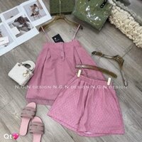 set quần đùi áo dây xinh muốn xẻo