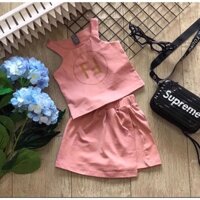 Set quần giả váy cho bé gái