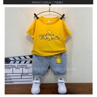 Sét quần Jean Đôremon bé trai 0-4 tuổi