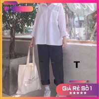 Set Quần Jean Rách + Áo Sơ Mi