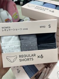 Set quần lót GU màu đen sz S