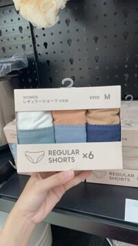 Set quần lót Gu xanh cam sz M