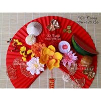 SET QUẠT ĐỎ 60CM