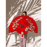 sét quạt nhung 1m trang trí ( sét phụ kiện)