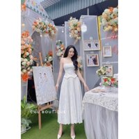 Set quây chân váy dập li