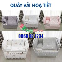 Set quây cũi vải Umoo 9 món cao cấp